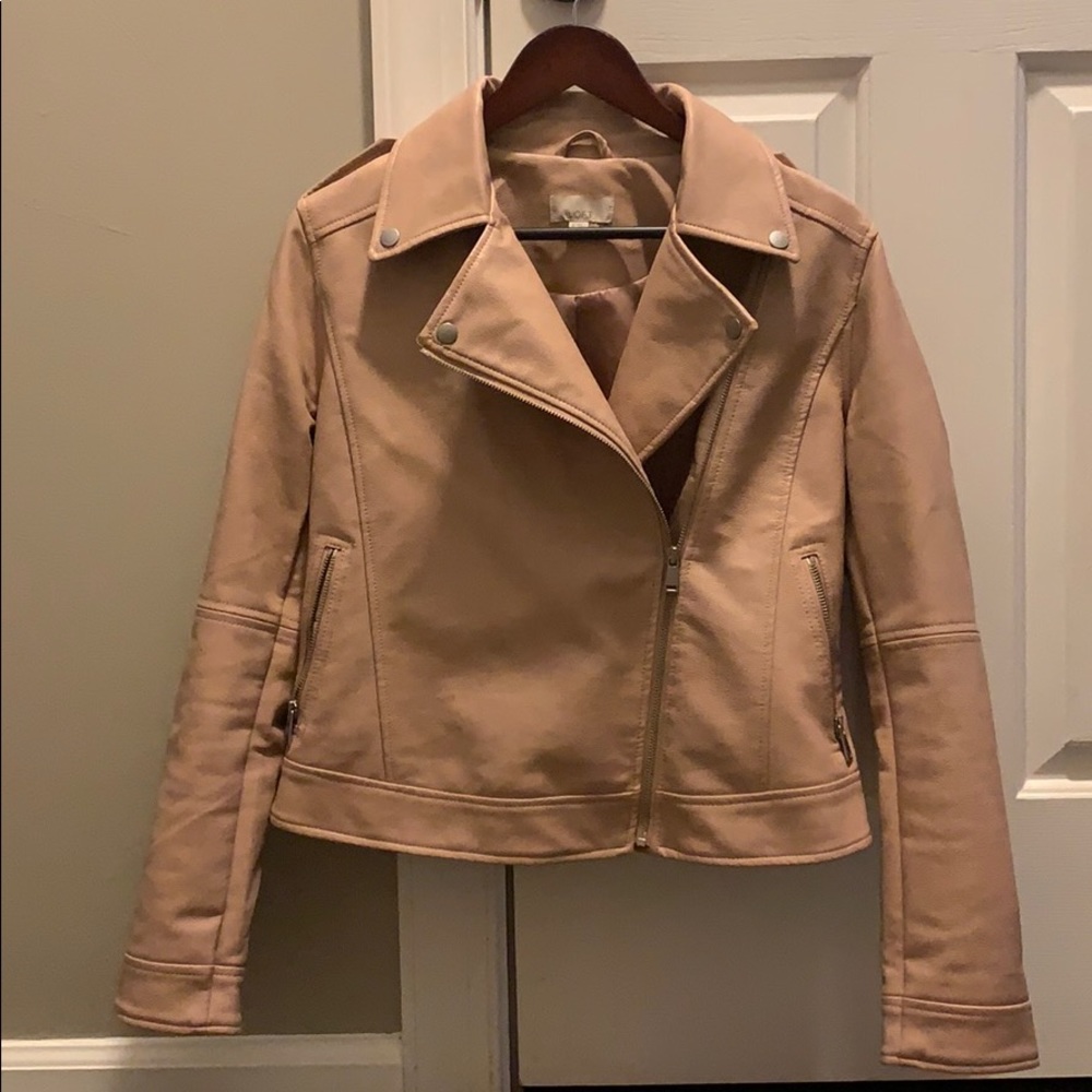 Pink Loft motorcycle jacket size 8